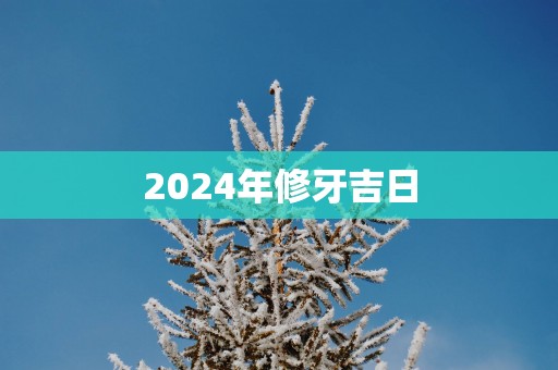 2025年修牙吉日