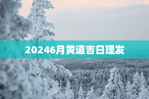 20256月黄道吉日理发