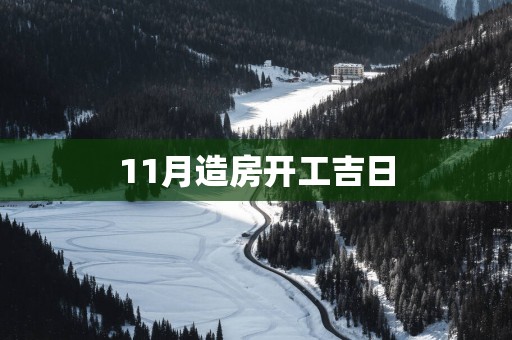11月造房开工吉日