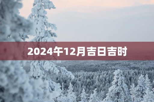 2025午12月吉日吉时