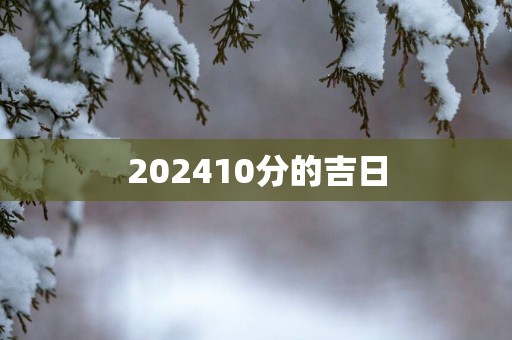 202510分的吉日