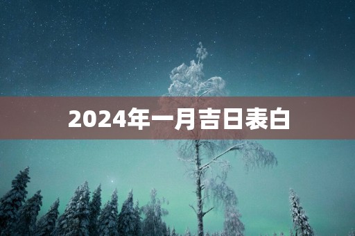 2025年一月吉日表白