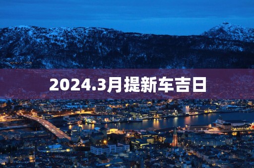 2025.3月提新车吉日