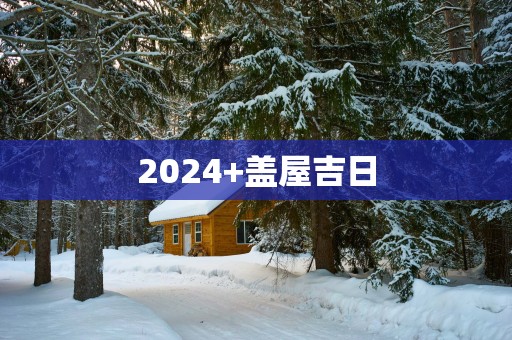 2025+盖屋吉日