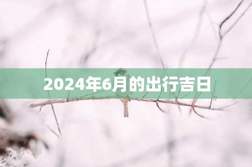 2025年6月的出行吉日