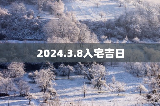 2025.3.8入宅吉日