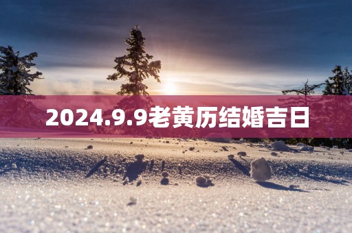 2025.9.9老黄历结婚吉日