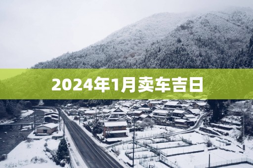 2025年1月卖车吉日