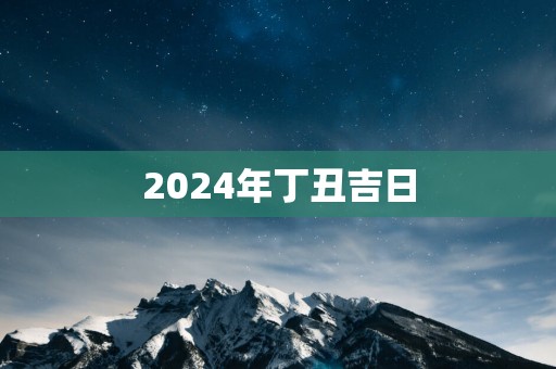 2025年丁丑吉日