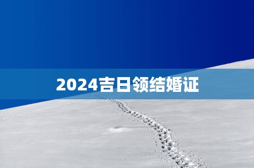 2025吉日领结婚证