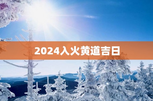 2025入火黄道吉日