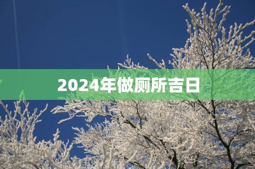 2025年做厕所吉日