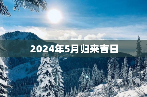 2025年5月归来吉日