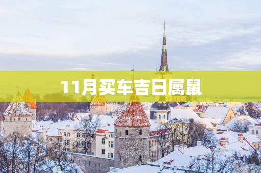 11月买车吉日属鼠