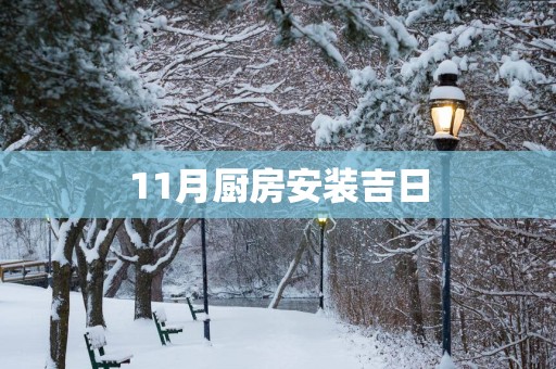 11月厨房安装吉日