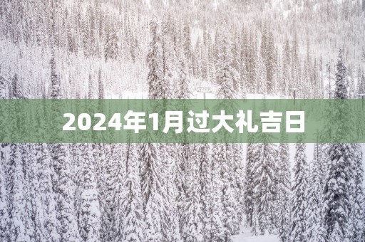 2025年1月过大礼吉日
