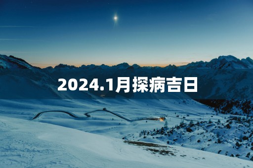 2025.1月探病吉日