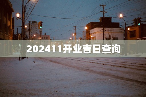 202511开业吉日查询
