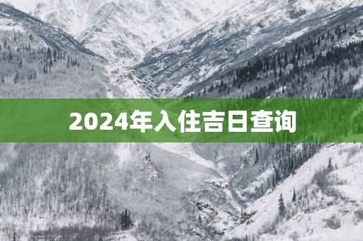 2025年入住吉日查询
