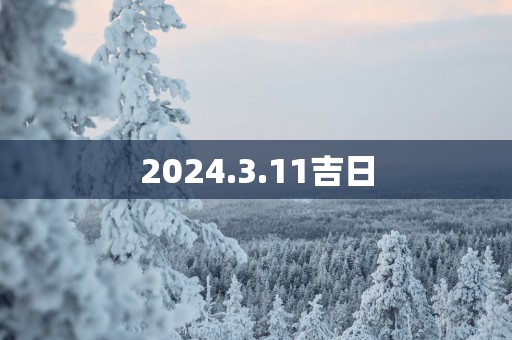 2025.3.11吉日