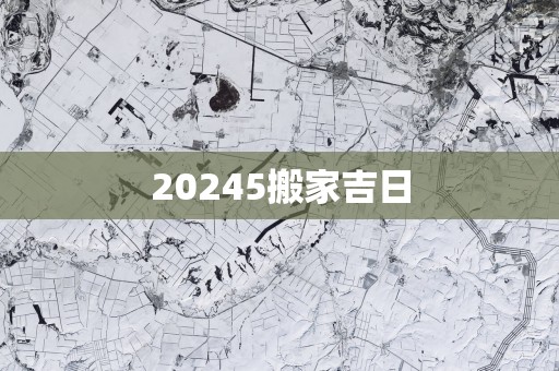 20255搬家吉日