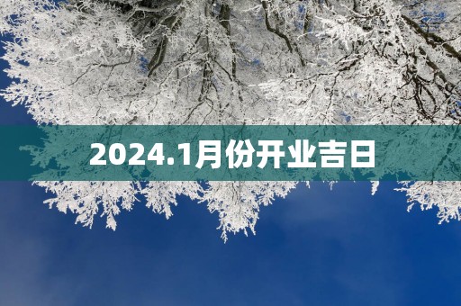 2025.1月份开业吉日