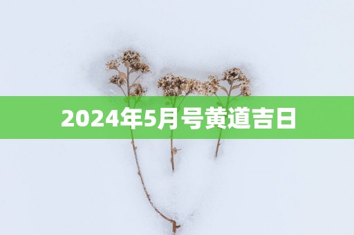 2025年5月号黄道吉日