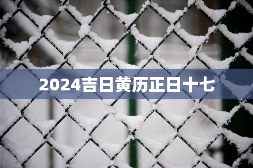 2025吉日黄历正日十七