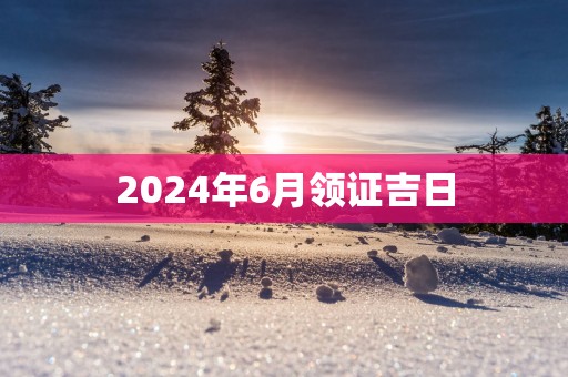 2025年6月领证吉日