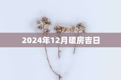 2025年12月暖房吉日