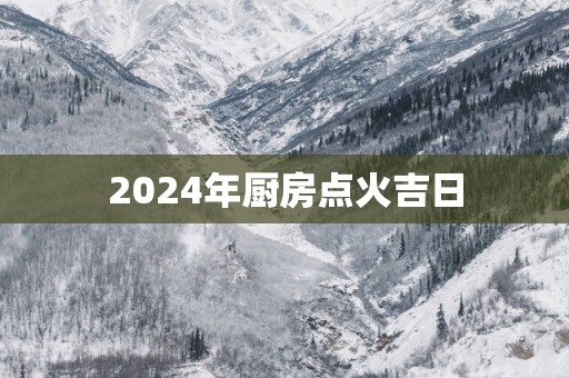 2025年厨房点火吉日