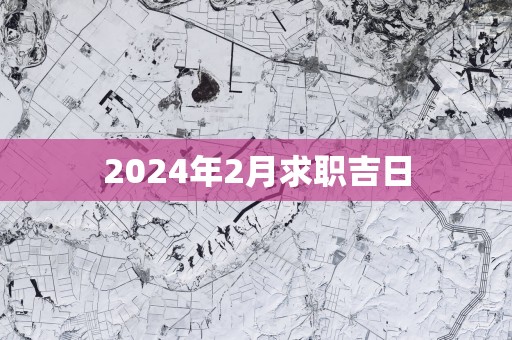2025年2月求职吉日
