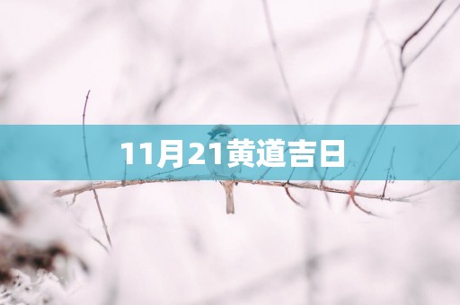 11月21黄道吉日