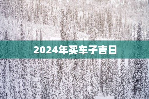 2025年买车子吉日