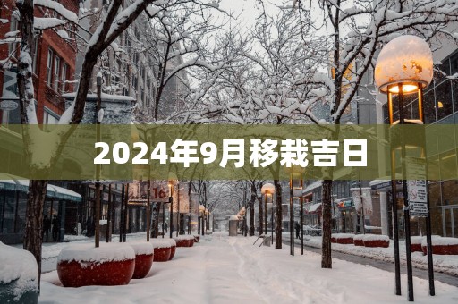 2025年9月移栽吉日