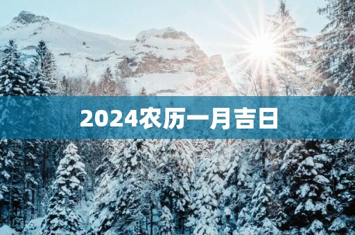 2025农历一月吉日