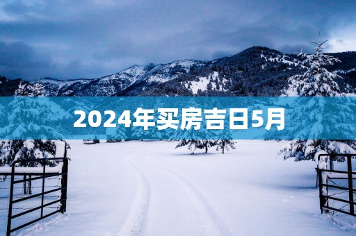2025年买房吉日5月