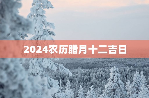 2025农历腊月十二吉日