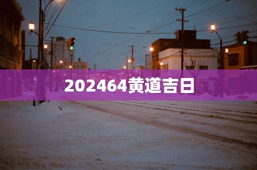 202564黄道吉日