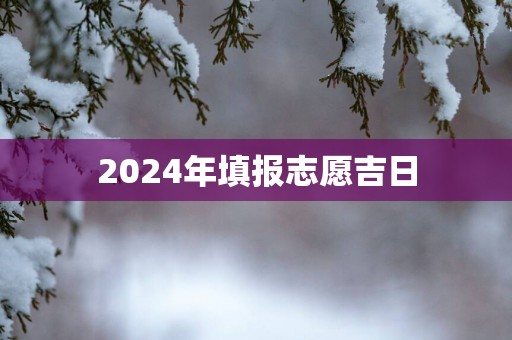 2025年填报志愿吉日