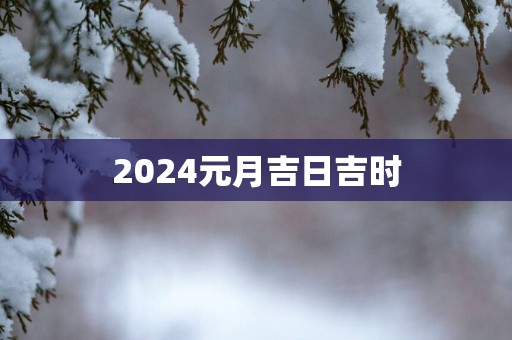 2025元月吉日吉时