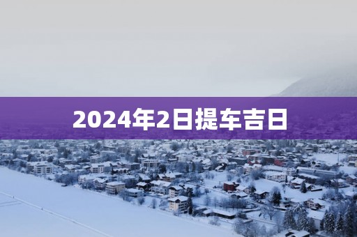 2025年2日提车吉日