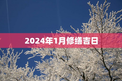 2025年1月修缮吉日