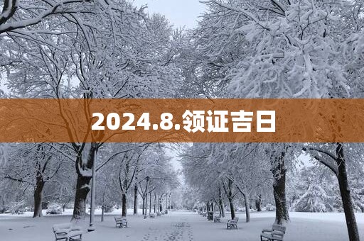 2025.8.领证吉日