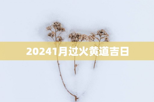 20251月过火黄道吉日