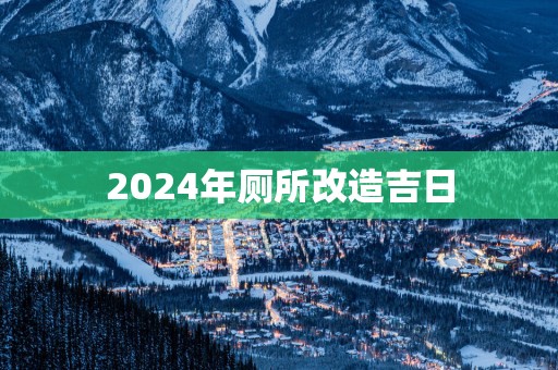 2025年厕所改造吉日