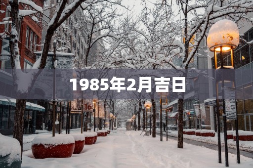1985年2月吉日