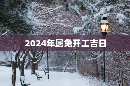 2025年属兔开工吉日