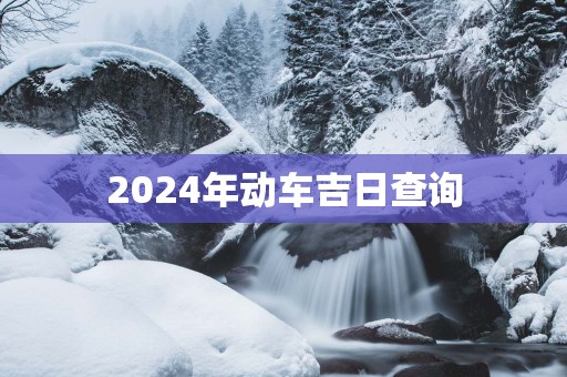 2025年动车吉日查询