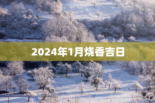 2025年1月烧香吉日